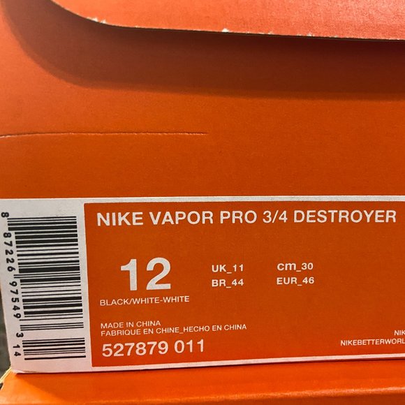 Nike Vapor Pro 3/4 Destroyer Football Lineman Cleats 527879-011 Mens NEW main image 4